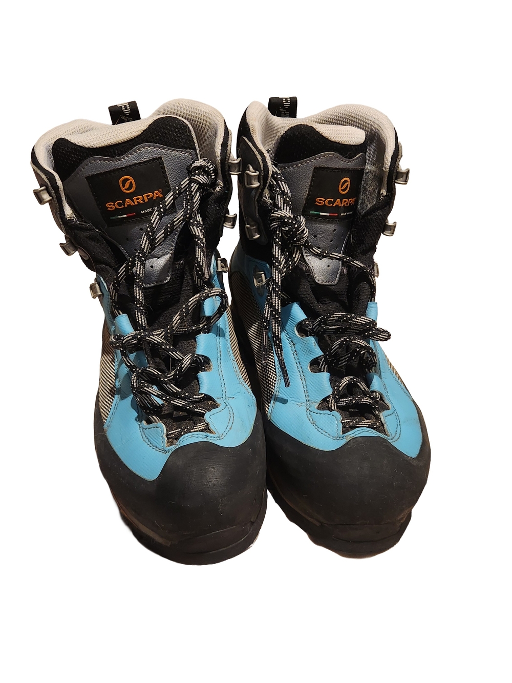 Scarpa Womens Charmoz Pro GTX Mountaineering Boots Blue Black EU 40.5 US 8.5 - 9